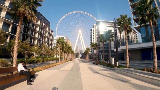Bluewaters Island Dubai By Meraas / Ain Dubai/ Dubai Eye Full Walking Tour In 4k