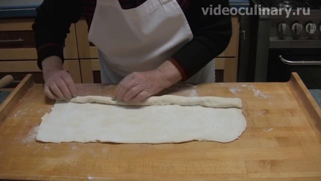 Ушки из слоёного теста - Рецепт Бабушки Эммы смотреть онлайн