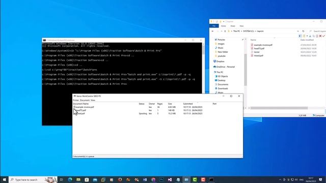 How to Batch Print PDF Files from the Command Line in Windows смотреть онлайн