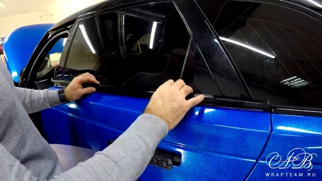 Настоящие эмоции ? Range Rover Velar - оклеен Diamond Blue Avery ? смотреть онлайн