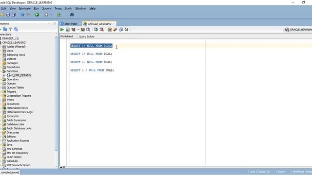NULL Value in Oracle Database | Oracle Tutorials for Beginners смотреть онлайн