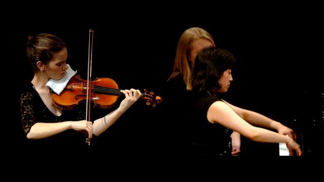 Hilary Hahn and Natalie Zhu recital (Mozart, Bach, Faure) LIVE CONCERT смотреть онлайн