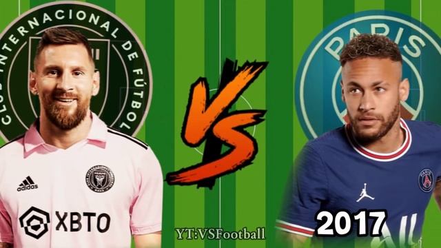 Интер Майями Месси VS Неймар 2009-2022 смотреть онлайн