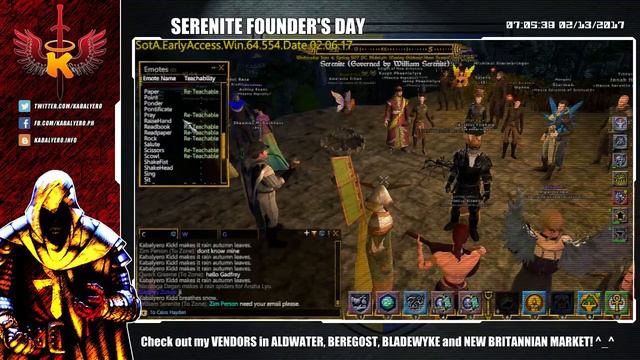 Serenite Founders Day 2017 (Got Disconnected From The Game) 🎈 Shroud Of The Avatar Gameplay 2017 смотреть онлайн