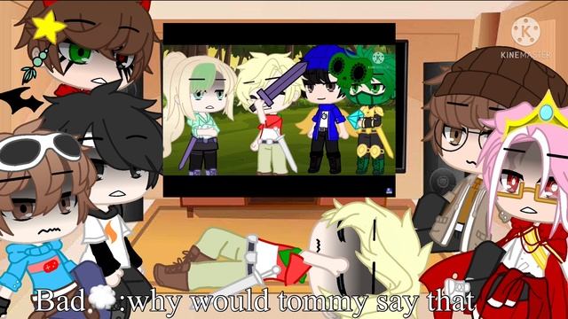 Mcyt react to dream||part 4||gacha club смотреть онлайн