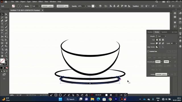 How to make Java logo| How to make cup-plate|Adobe illustrator|Design смотреть онлайн