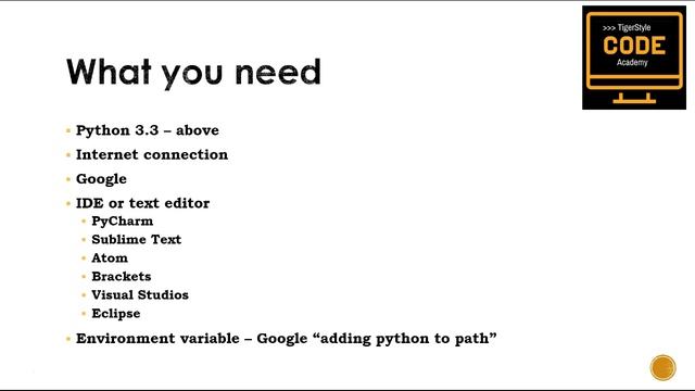 Python Crash Course: 2 - Requirements смотреть онлайн