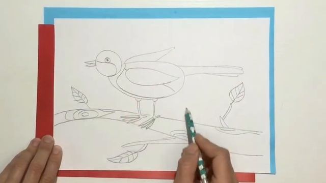 Рисование для малышей • Рисуем птичку, синичку смотреть онлайн