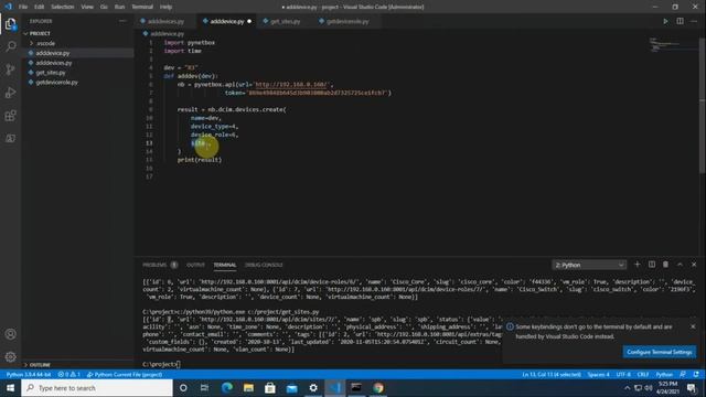 Add devices to Netbox with Python смотреть онлайн