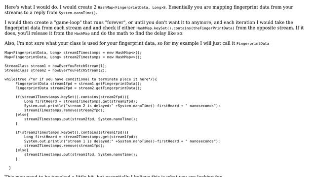 Measuring delay with audio fingerprinting (Java) смотреть онлайн