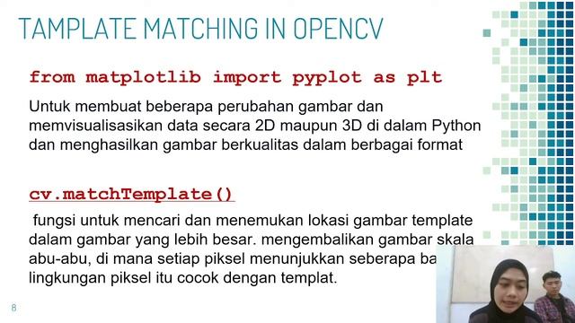 Presentasi Image Processing kelompok 14 - Template Matching OpenCV смотреть онлайн