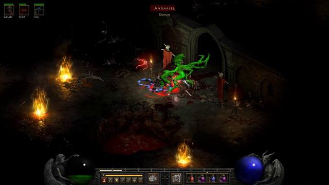 Diablo 2 Resurrected | Andariel Fight (Nightmare) смотреть онлайн
