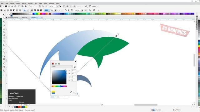 Coreldraw Tutorial - Fish Logo Design | Using Ellipse Shape смотреть онлайн