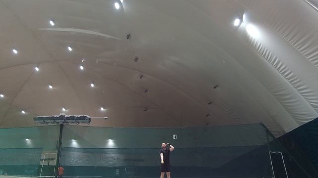 Школа английского языка в Пушкино _ Теннис в Пушкино _ ОбучениеРаботаем над плоской подачей… смотреть онлайн