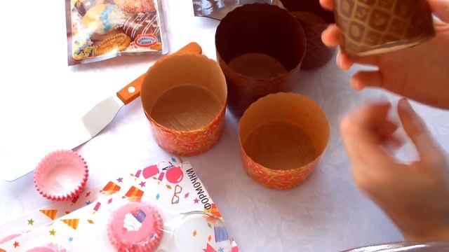 proПОКУПКИ: бумажные формочки, кондитерские посыпки, квас и кондитерский шпатель смотреть онлайн
