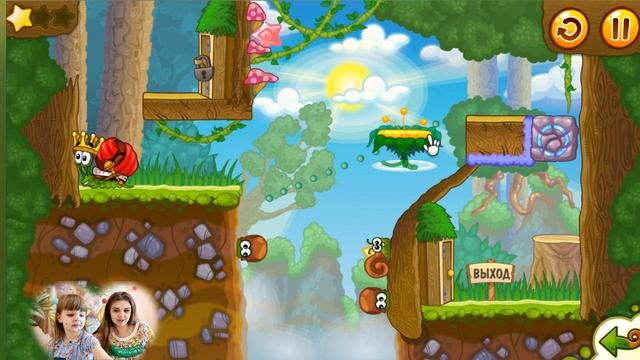 Детская игра про улитку Snail Bob 2! Мультик игра для малышей! Часть #1 смотреть онлайн