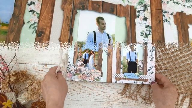 Альбом №210 "Вместе навсегда" в стиле "Рустик"/скрапбукинг смотреть онлайн