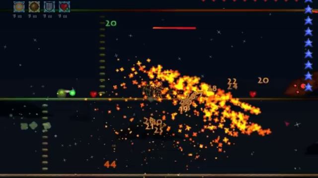 Terraria - Defeating the Destroyer (Hardmode Eater of Worlds) смотреть онлайн