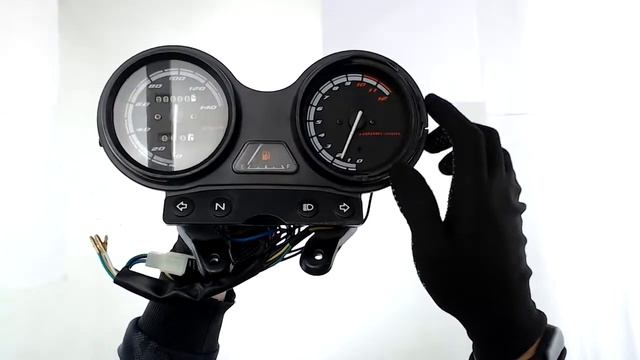 Панель приборов (в сборе) Yamaha YBR 125 (140км/ч, тахометр, черная) (#MY-127)Уценка7 Скол пластика смотреть онлайн
