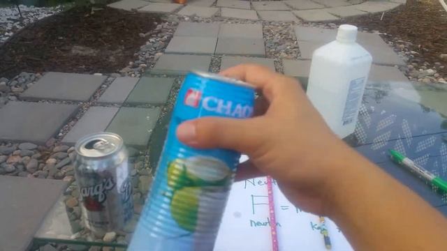 Newton's 2nd law demo isopropyl and cans смотреть онлайн