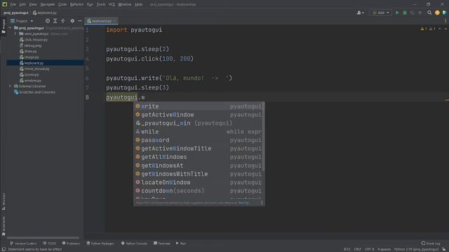 167 - Acessando o keyboard com Pyautogui Python смотреть онлайн