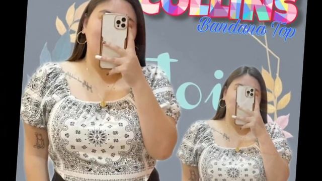 enJoie PLUS SIZE COLLINS BANDANA TOP смотреть онлайн