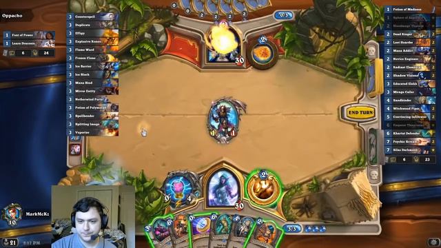 NEW Infinite Damage Silas Darkmoon OTK! Mana Addict Wombo Combo! | Hearthstone смотреть онлайн