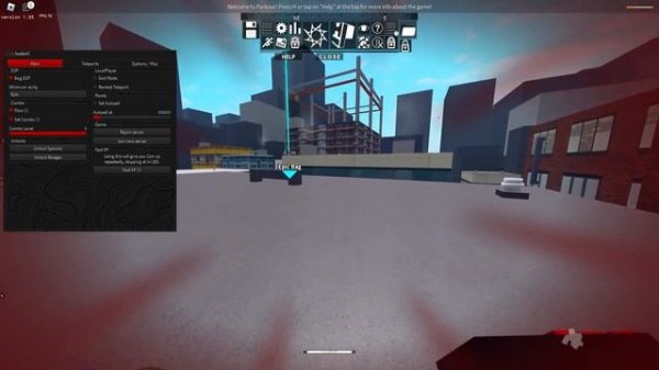 Parkour script – (Fast XP farm)