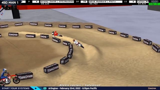 MX Simulator - 2022 MotoOption SX Rd. 5 - Glendale (Triple Crown) смотреть онлайн