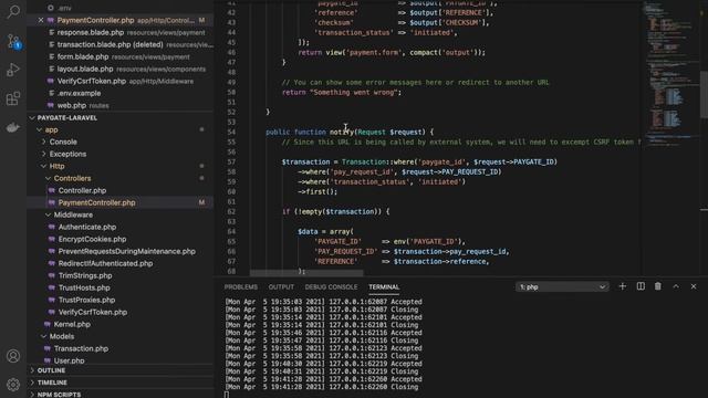 Laravel Paygate Implementation смотреть онлайн