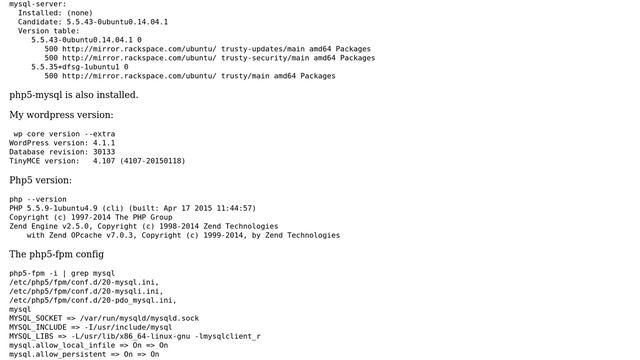 Wordpress: Wordpress with php5-fpm and nginx смотреть онлайн