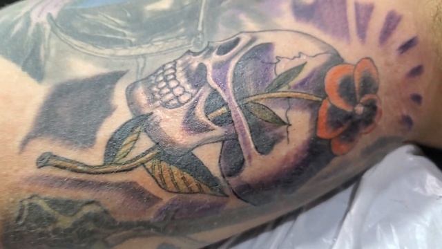 Skull tattoo by Boris Kuryakin, December 19, 2019. смотреть онлайн