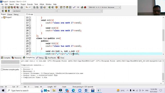Inheritance in C/CPP | Inheritance Types| template| structure | by Nadir Nadeem смотреть онлайн