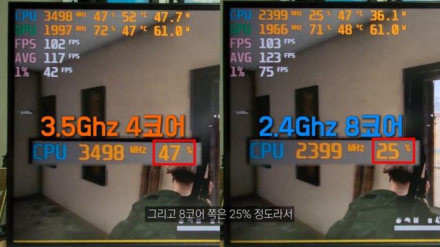 다 코어 CPU vs 고 클럭 CPU 둘이 싸우면 누가 이길까? смотреть онлайн