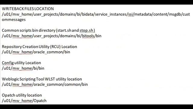 OBIEE 12c Environment Variables, Config Files and Log File Locations смотреть онлайн