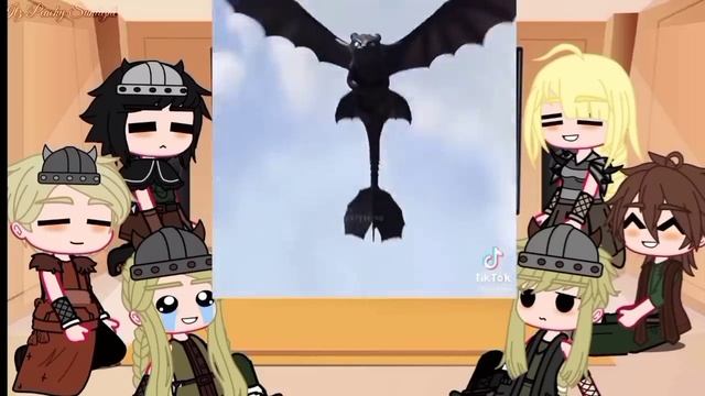 PAST HOW TO TRAIN YOUR DRAGON REACT TO THE FUTURE [TOOTHLESS AND HICCUP ] смотреть онлайн