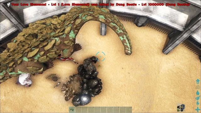 Dung Beetle level 1.000.000 vs all Creatures in ARK! || Cantex смотреть онлайн