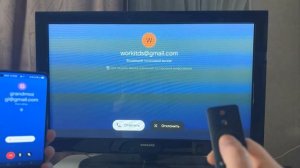 Xiaomi Smart TV Stick 4K Google Meet Duo Incoming Call from OPPO A54 (Samsung TV)