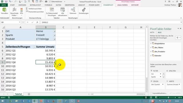 Excel - PowerPivot # 22 - Schnelleinblick und Drilldown - Schnelles Filtern смотреть онлайн