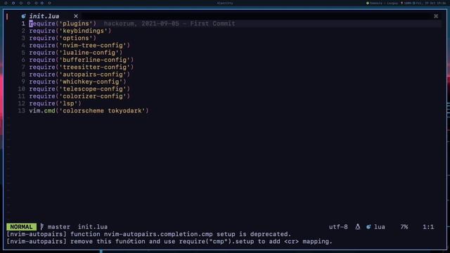 Fix autopairs error - Neovim Lua From Scratch #14 смотреть онлайн