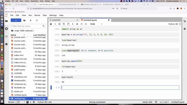 ENGR-1330-2022-1-Sec013-lesson4.1 смотреть онлайн
