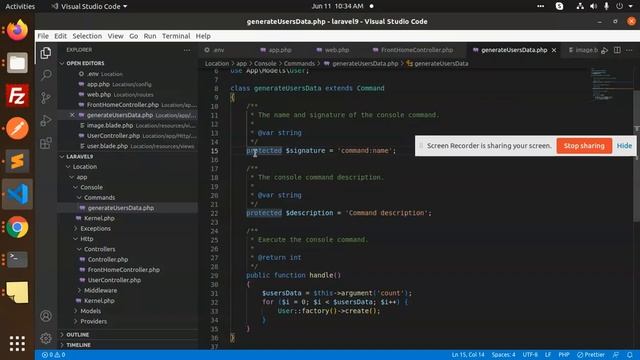 Laravel 9 Create Custom Artisan Command смотреть онлайн
