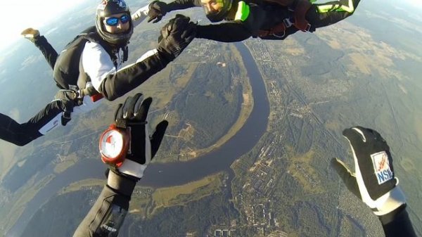 Summer fun skydiving