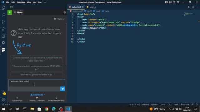 How to Use Chat GPT in VS Code | Bito Extention смотреть онлайн