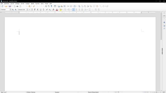 Querformat (Libre Office 6.2.1 - Writer) смотреть онлайн
