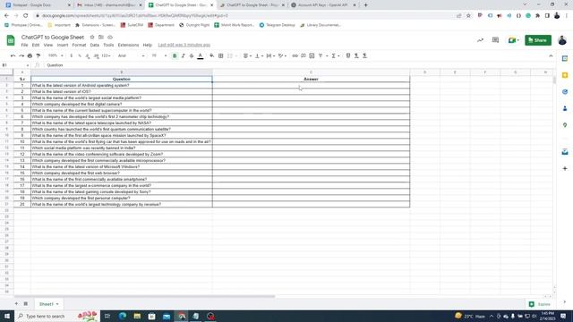 How to Connect ChatGPT with Google Sheets using App Script | Google Apps Script Tutorial смотреть онлайн