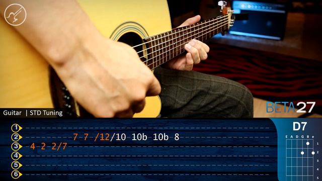 SOMETHING - The Beatles SOLO ACOUSTIC TAB | Cover Guitarra Christianvib смотреть онлайн