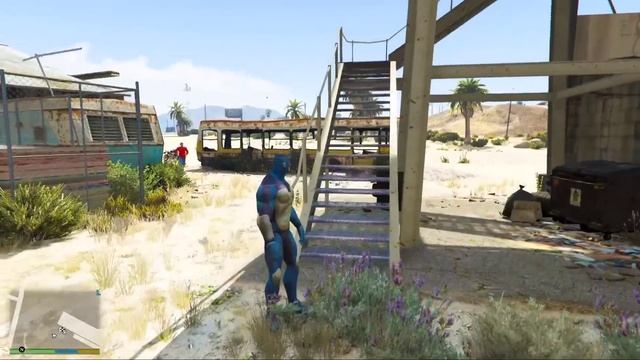 Mr Meat Kidnapped Superhero? || Rope Hero Gta 5 Gameplay смотреть онлайн