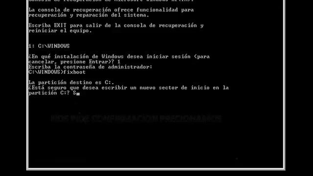 COMO REPARAR EL WINDOWS XP CUANDO FALTA EL NTLDR смотреть онлайн