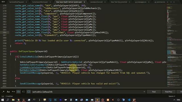 How Save Health System Vehicle Pawn Float MySQL Database SAMP GetVehicleHealth OnPlayerDisconnect смотреть онлайн